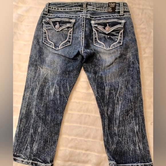 YMI JEAN, CAPRIS, WOMENS SIZE 5 - Picture 4 of 7